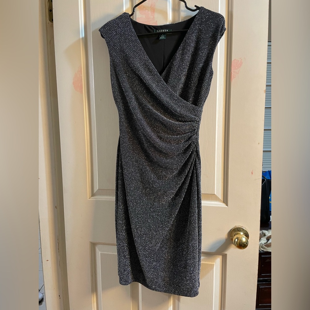 Vintage Ralph Lauren Charcoal Dress